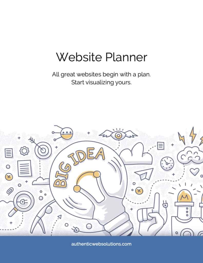 cover for website planner download