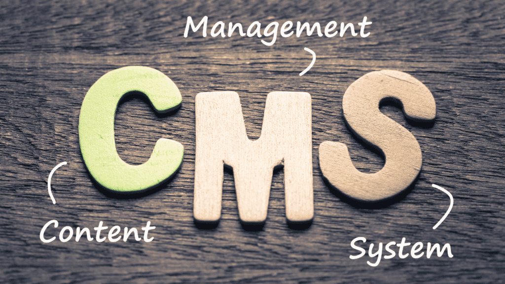 Wooden "CMS" blocks for Content Management System