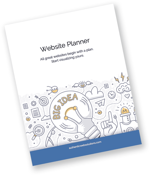 AWS Website Planner cover phote at angle